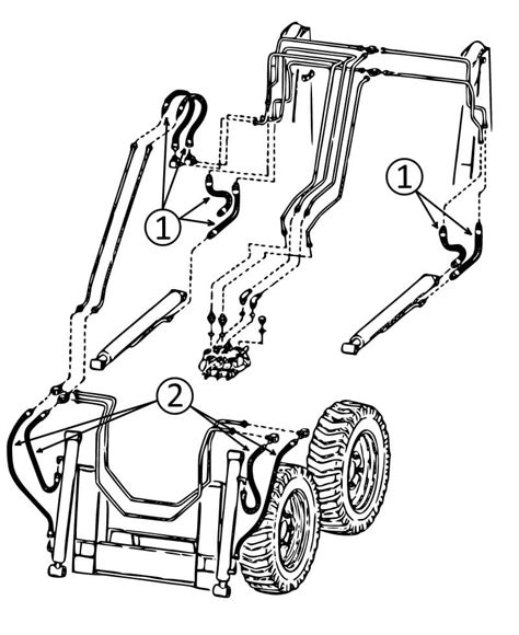 hydraulic pump skid steer|after market bobcat hydraulic hoses.